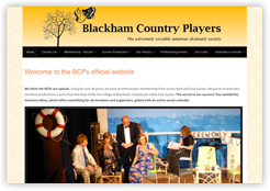 Blackham Players website