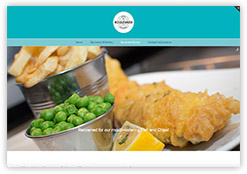 Boulevard Selsey Restaurant website designed by Cottagewebs