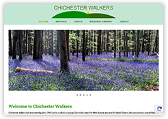 New website for Chichester Walkers