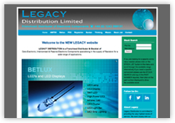 Website of Legacy Distribution