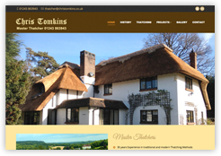 Website of Chris Tomkins Master Thatcher