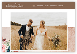 Website for Anne Turrell (Uniquely Yours) Celebrant in Wiltshire